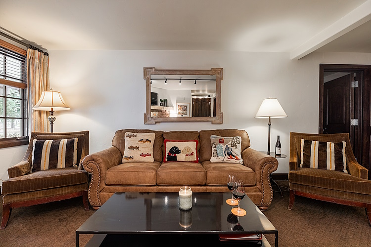 Lodge at Vail Living Room 145 Condo Rental